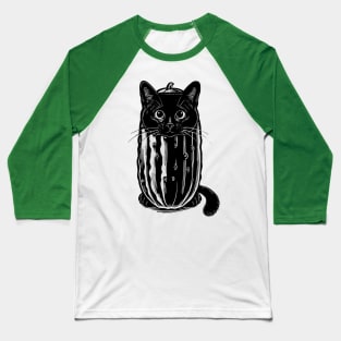 Kitty in A Pickle 2 Baseball T-Shirt